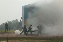 vietnam cambodia hold land border search rescue drill