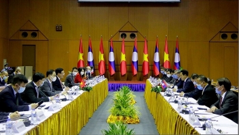 vietnam laos hold seventh annual foreign ministerial level political consultation