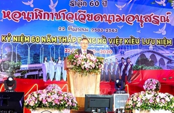 60th anniversary of vietnamese memorial clock tower in thailand marked