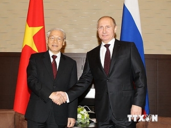 president of russia sent new year greetings to vietnam