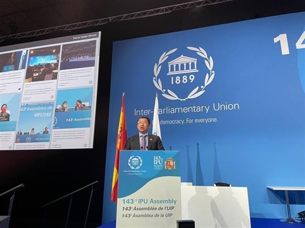 Vietnam Actively Contributed Opinions at 143rd IPU Assembly and Related Meetings