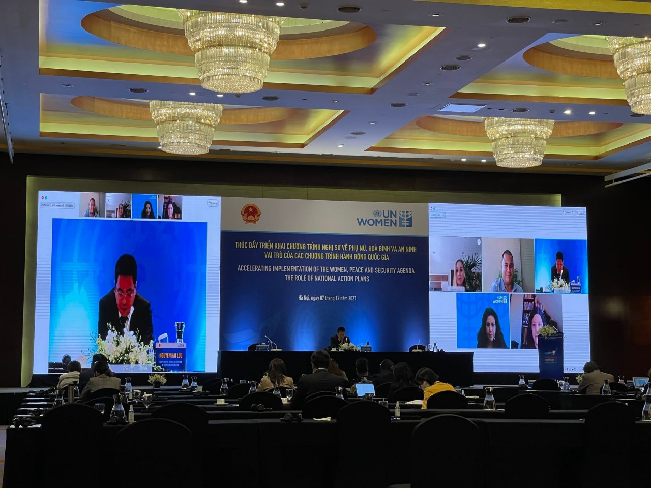 12 Countries Participate in Hanoi Int'l Workshop on Women, Peace and Security
