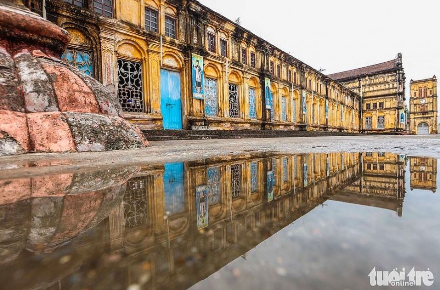 a beautiful 135 year old bui chu cathedral in nam dinh