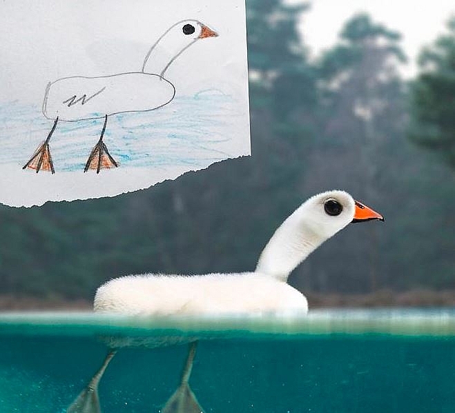 supper creative british dad uses photoshop to realize childrens drawings