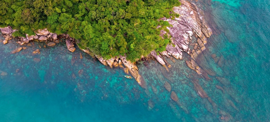breathtaking beauty of phu quoc from birds eye view