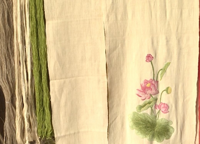 Lotus silk: new highly sought-after silk in Vietnam