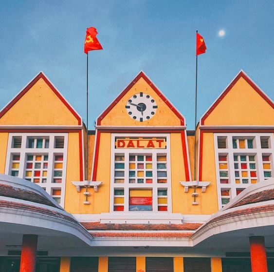 The most unique French architecture of the Dalat Railway Station