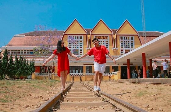 the most unique french architecture of the dalat railway station