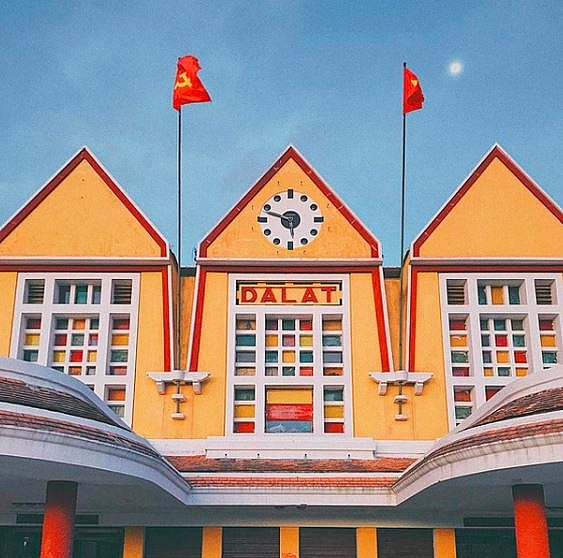 the most unique french architecture of the dalat railway station