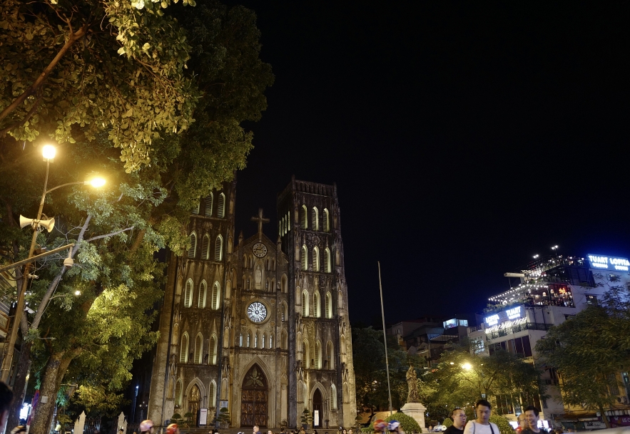 the outstanding and rustic architecture of st josephs cathedral in hanoi