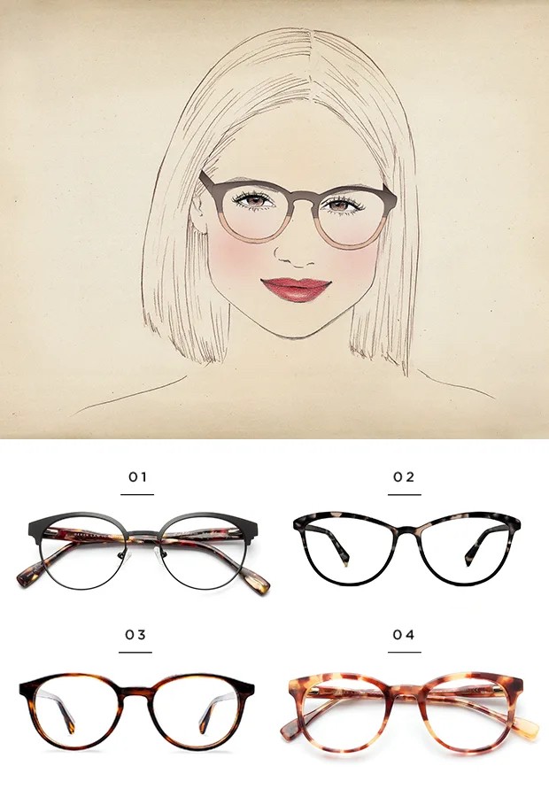 square face eyeglass