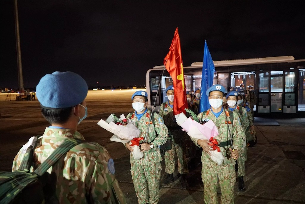 Vietnamese Peacekeeping Force Completes International Duties