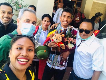 Timor Leste Athlete Brings Home Souvenirs from Vietnamese Fans