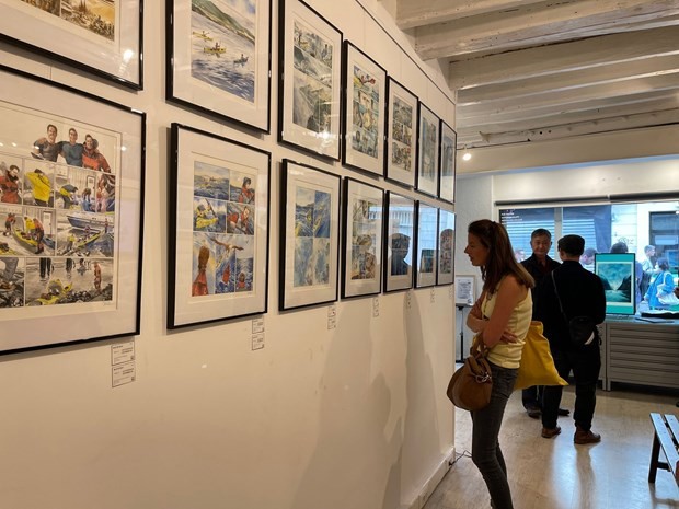 Rising Viet - French Comic Artist Exhibited in Paris