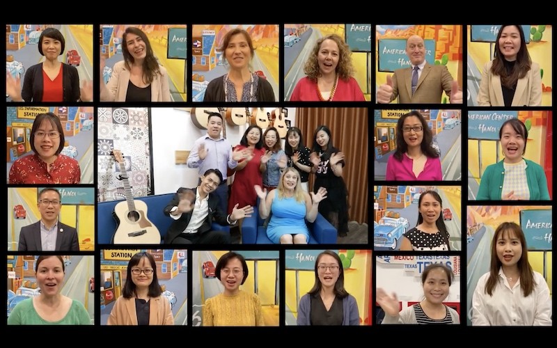 US Mission In Vietnam Thanks Teachers with Special Rendition of 