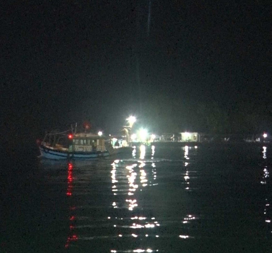 Catching Night Squid off the Coast of Minh Chau Island