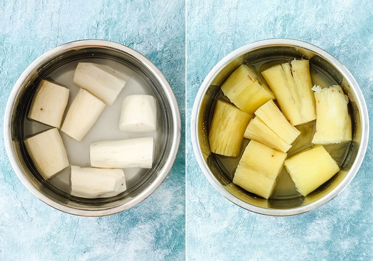 Best Recipe for Hanoi style Steamed Cassava in Coconut Milk (Step-by-step pictures)