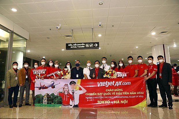 Vietnamese in Japan Welcome Flight Resumption