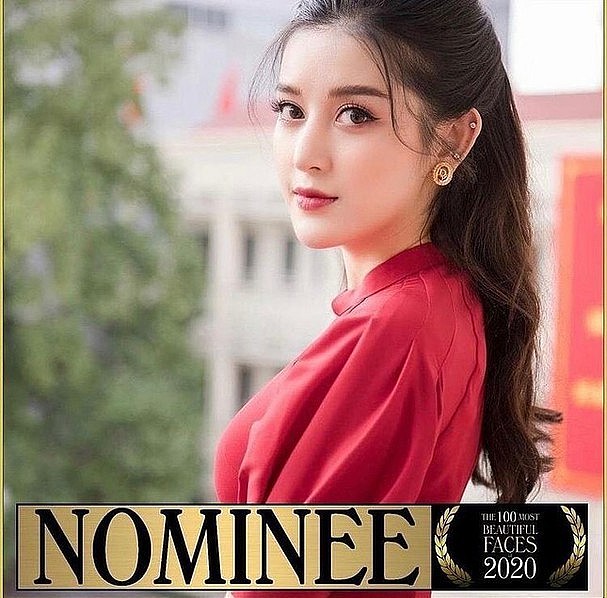 Huyen My, the first runner-up of Miss Vietnam 2014, was listed among a range of nominees for the annual 100 Most Beautiful Faces in 2020.