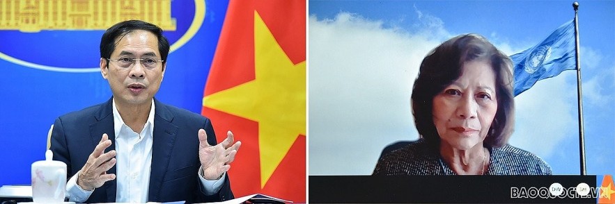 Foreign Minister, Special Envoy of UN Secretary General Talk Myanmar Matter