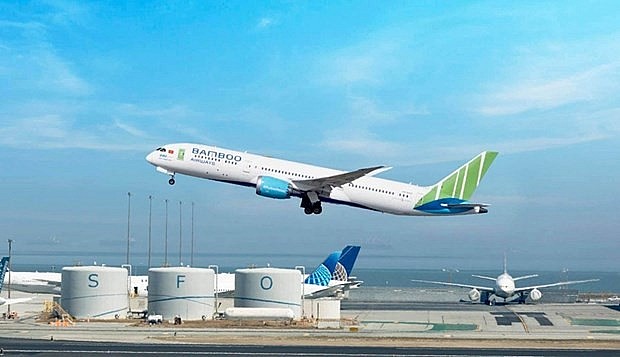 A Bamboo Airways flight (Photo: VNA)