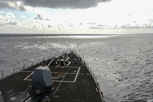 South China Sea: US ship sails by Spratly Islands