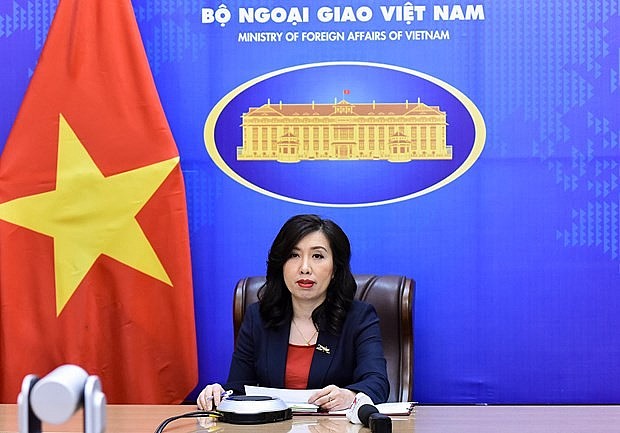 Spokeswoman of the Vietnamese Ministry of Foreign Affairs Le Thi Thu Hang (Photo: VNA)