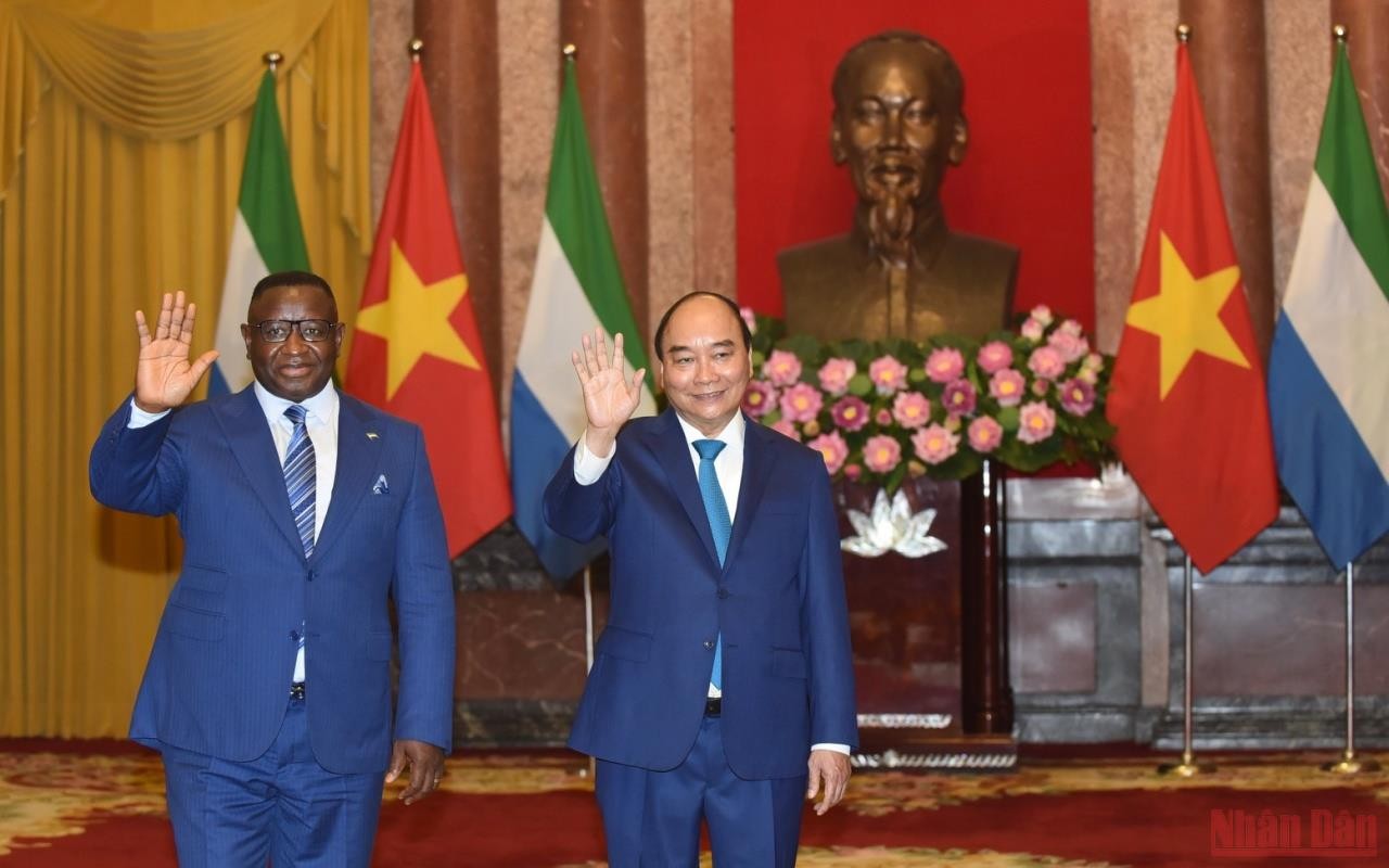 Vietnamese, Sierra Leonean Leaders Discuss Cooperation Orientations