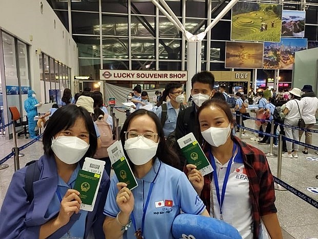 Vietnamese nurses prepare to go to work in Japan (Photo: VNA)