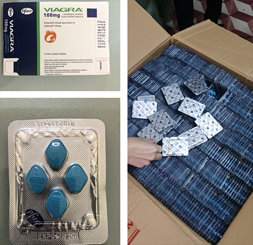 Men to be prosecuted for smuggling large amount of counterfeit Viagra