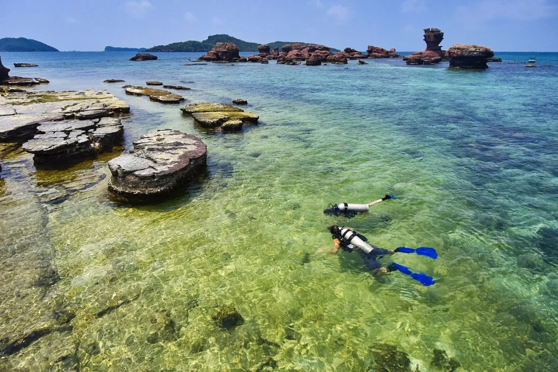 Snorkelling in Phu Quoc island, Vietnam.