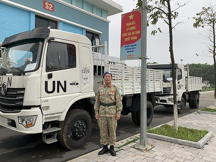 Major Chu Ba Hieu, head of the well drilling and water purification equipment operations team. (Photo: VOV)