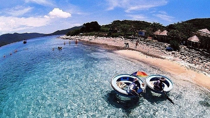 A beautiful beach in Nha Trang city