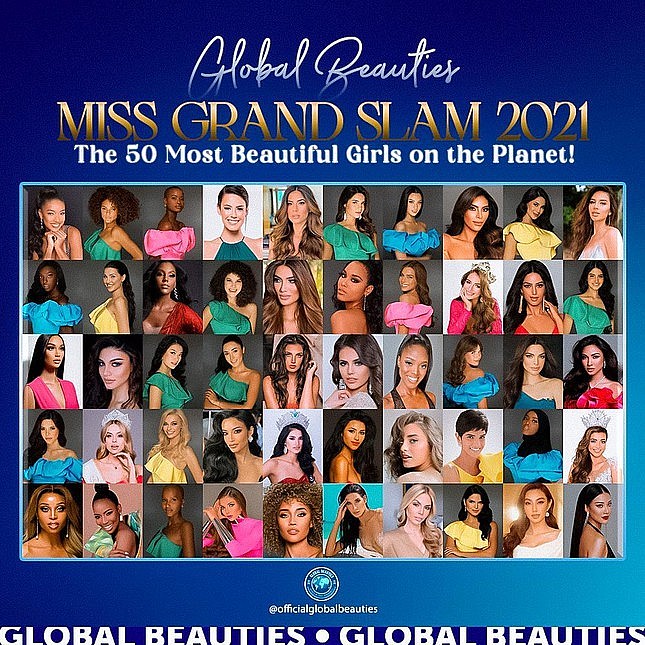 Vietnamese Beauties Enter Top 50 of Miss Grand Slam 2021