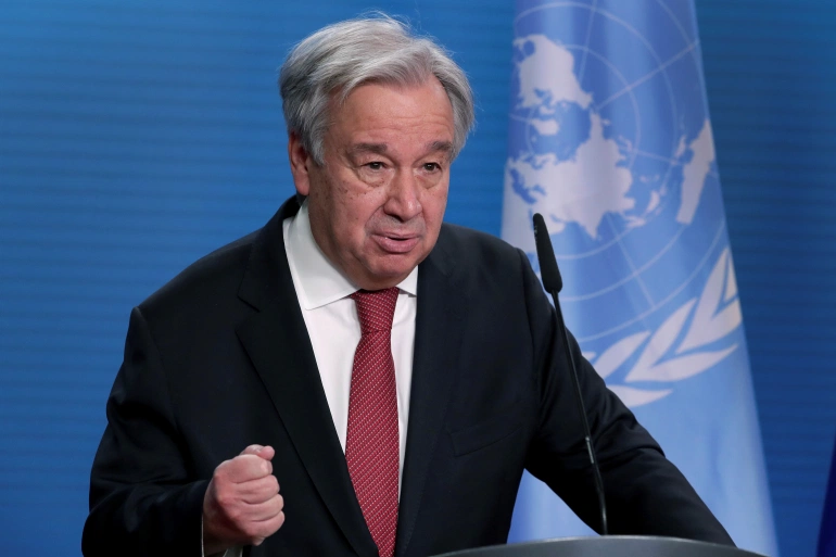As secretary-general, Guterres has championed climate action, COVID-19 vaccines for all and digital cooperation [File: Michael Sohn/Reuters]