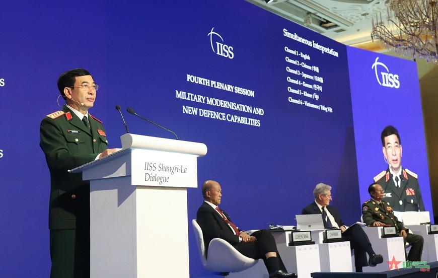 Vietnam’s Viewpoint on Strengthening National Defence Capacity Affirmed at Shangri-La Dialogue