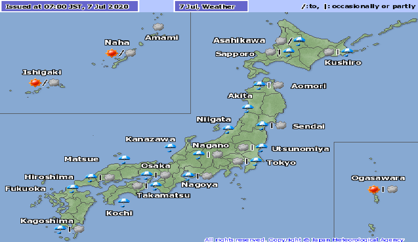 0556 japan weather forecast