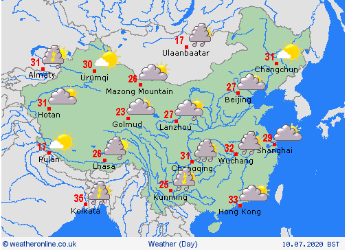 5613 china weather forecst on july 11