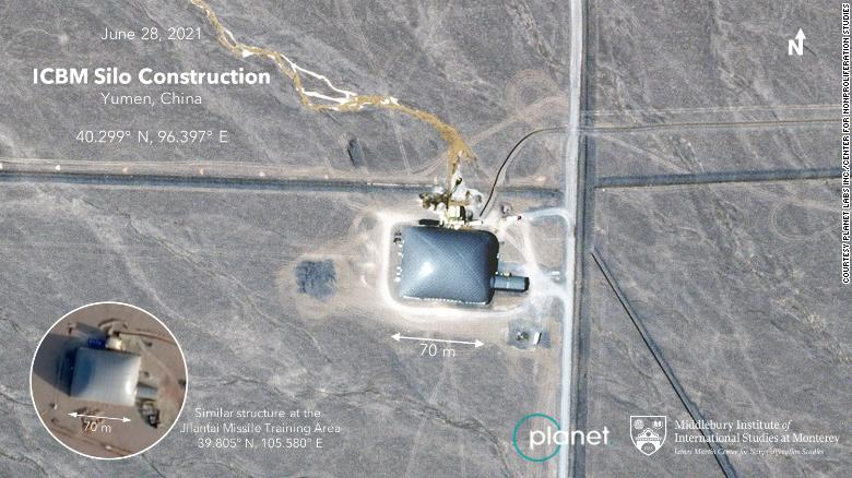 China building sprawling network of missile silos, satellite imagery shows