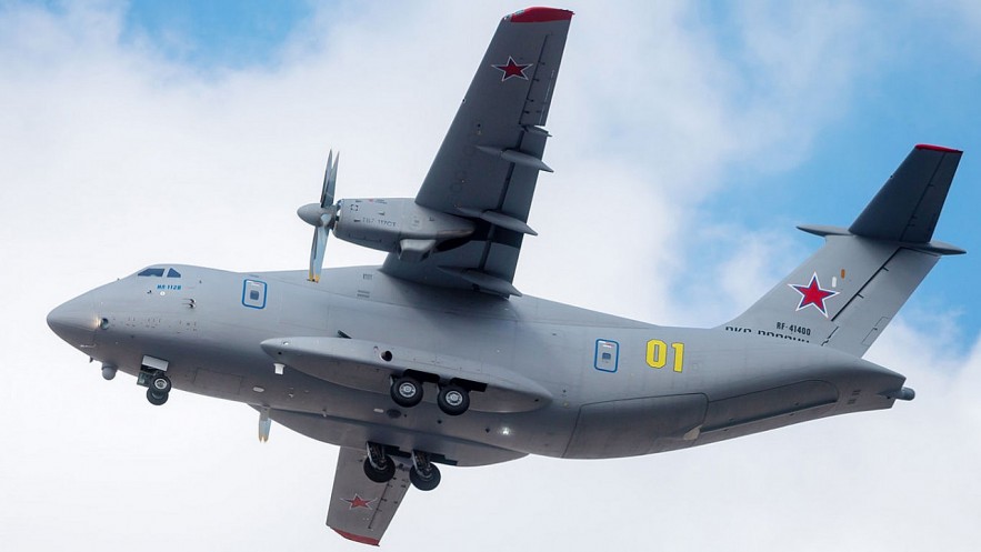 An Ilyushin Il-112V military transport aircraft.