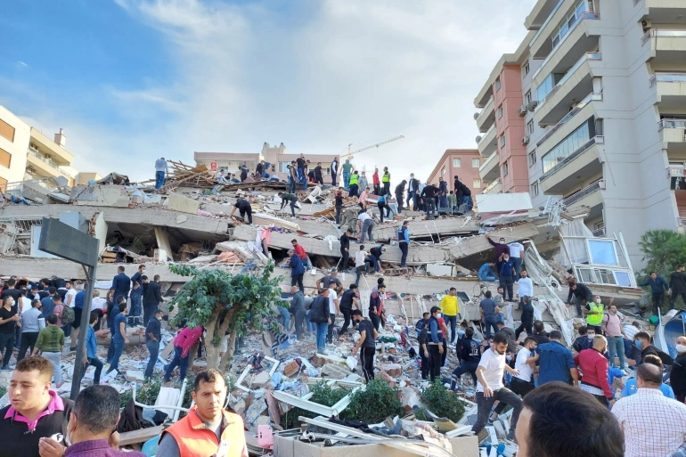 19 dead after huge 7.0-magnitude tremor collapses buildings in Turkey, Greece