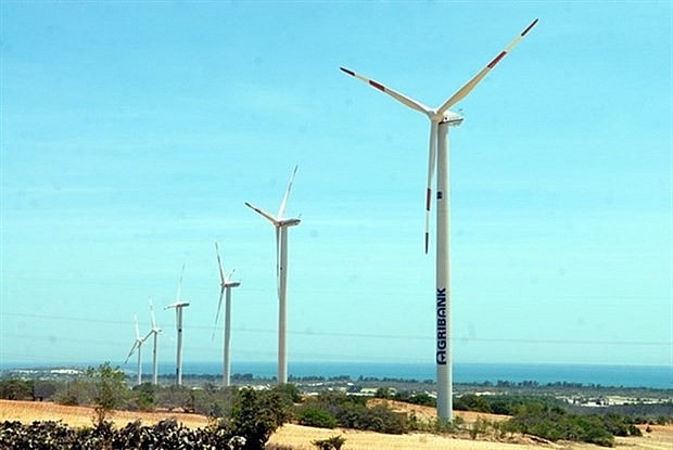 A wind farm in Binh Thuan province (Photo: VNA)