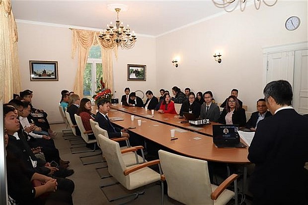 Participants join the launch ceremony held in Berlin (Photo: VNA)