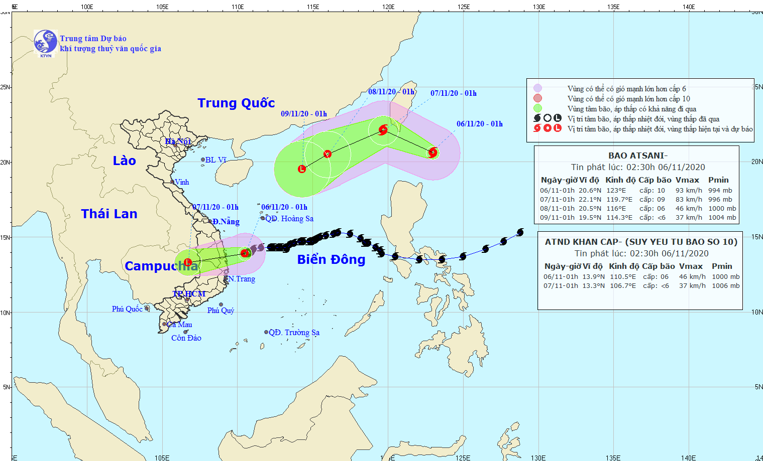 Storm Goni heads for south central Vietnam