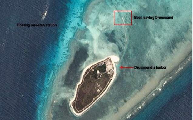 benarnews small islets show chinas alleged new construction in south china sea bien dong sea