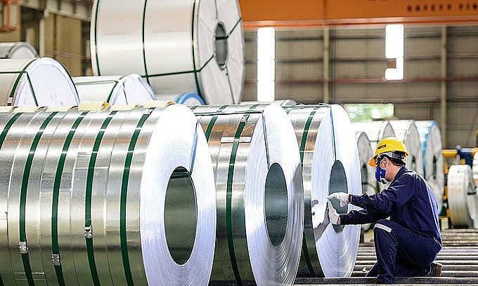 A steel factory run by the Hoa Sen Group. Photo by VnExpress/