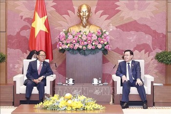 Vietnamese Top Legislator Hosts RoK, India Ambassadors