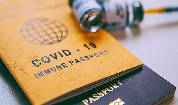 Mutually recognised vaccine passports can be used to travel from one country to another. (Photo: internet) 