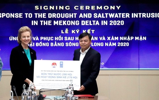 undp supports usd185000 to help the mekong delta cope with drought and saline intrusion