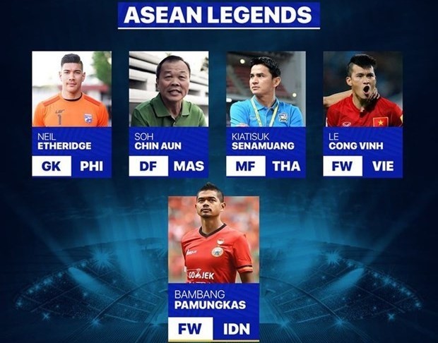 afc honored vietnamese striker le cong vinh as asean legend